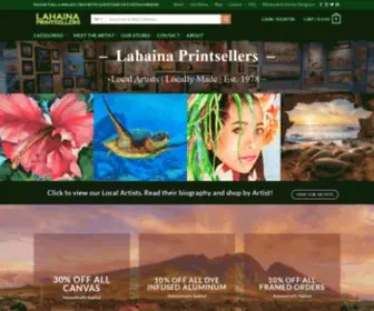 Printsellers.com(Lahaina Printsellers) Screenshot