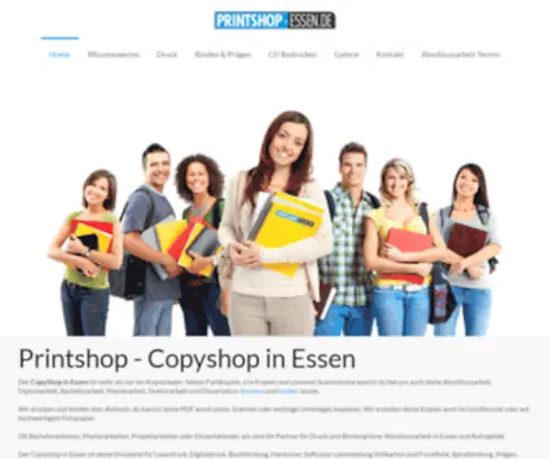 Printshop-Essen.de(Copyshop in Essen) Screenshot