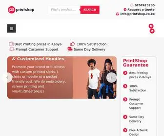 Printshop.co.ke(Printing Services in Kenya) Screenshot