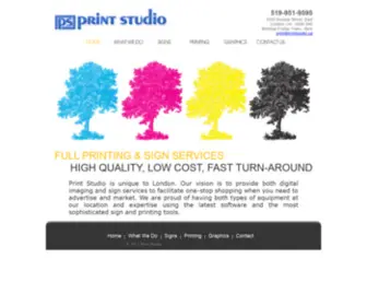 Printstudio.ca(Print Studio) Screenshot