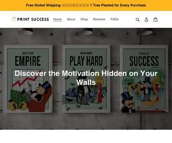 Printsuccess.co(We believe that surrounded ourselves with pictures that can inspire) Screenshot