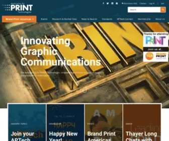 Printtechnologies.org(Association for PRINT Technologies (APTech)) Screenshot