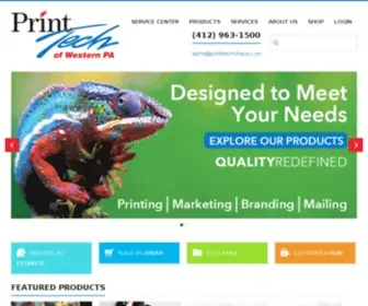 Printtechofwpa.com(Pittsburgh's Trusted Commercial Printers) Screenshot