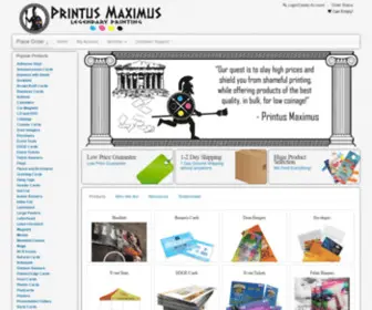 Printusmaximus.com(Printus Maximus) Screenshot