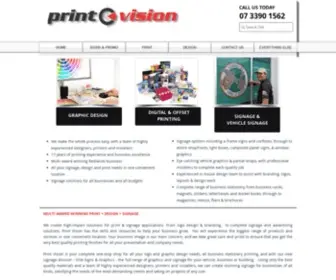 Printvision.com.au(Print-vision) Screenshot