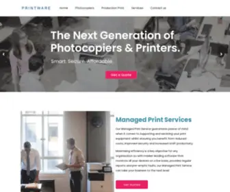 Printware.co.uk(Lease or Rent New Photocopiers or Printers Today) Screenshot