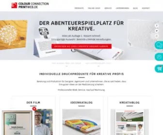 Printweb.de(Damit Ihre Printprojekte die besten Ergebnisse liefern) Screenshot