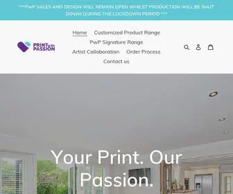 Printwithpassion.com(Print with Passion) Screenshot