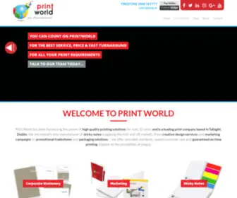 PrintWorld.ie(Promotional products) Screenshot