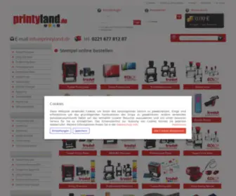 Printyland.de(Stempel online bestellen) Screenshot