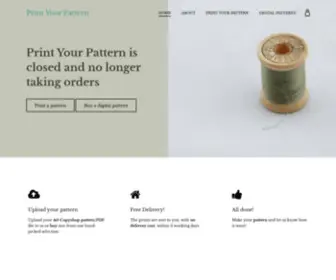 Printyourpattern.com(Printyourpattern) Screenshot