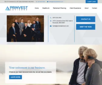 Prinvestadvisors.com(Prinvest Advisors) Screenshot