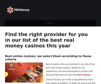 Prion2019.ca(Prion 2019) Screenshot