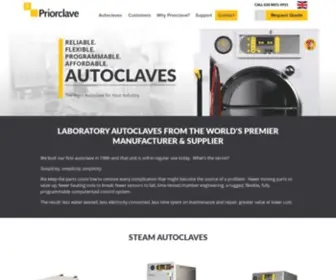 Priorclave.co.uk(Accreditation) Screenshot