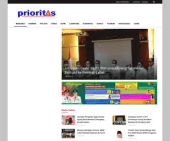 Prioritas.co.id(Sebagai Tanggung Jawab Keamanan Wilayahnya) Screenshot