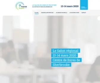 Prioriteemploi.qc.ca(Salon Priorité) Screenshot