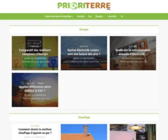 Prioriterre.org(énergies) Screenshot