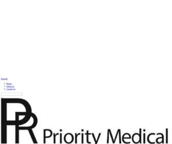 Priority-Company.com(Priority International Medical Company) Screenshot