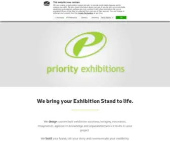 Priority-Exhibitions.co.uk(Priority Exhibitions Exhibition Stand Company Exhibition Design Build) Screenshot