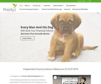 Priority1.net.au(Independent Financial Advisors & Financial Planners Melbourne) Screenshot