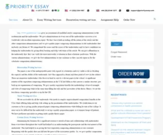 Priorityessay.com(Priority Essay) Screenshot