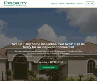 Priorityinspector.com(Professional Private Home & Residential Property Inspections) Screenshot