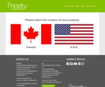 Prioritymeter.com(Priority Submetering Solutions) Screenshot