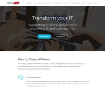Priorityoneit.co.uk(Priorityoneit) Screenshot