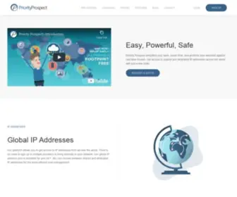 Priorityprospect.com(Priority Prospect) Screenshot