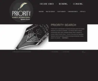 Prioritysearch.com(Priority Search International) Screenshot