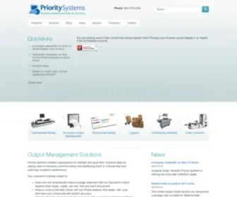 Prioritysystems.com(Priority Systems) Screenshot