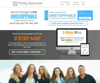 Priorityteam.com(Home Business Training by Priority Team) Screenshot