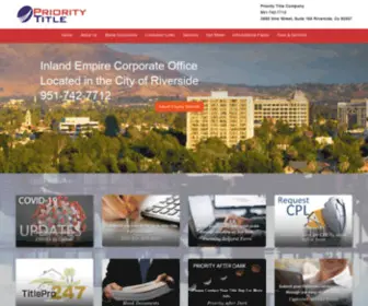 Prioritytitle.biz(Priority Title) Screenshot