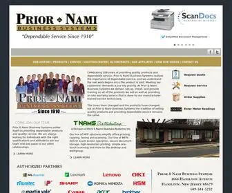 Priornami.com(Prior Nami Business Systems) Screenshot