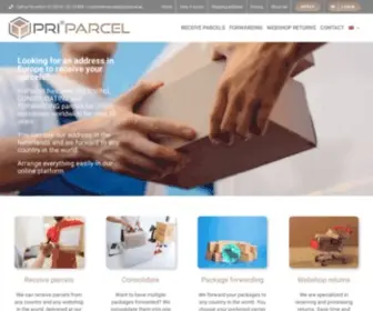 Priparcel.eu(We Receive) Screenshot
