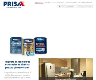 Prisa.com.mx(Transforma tus espacios con pinturas PRISA Casa) Screenshot
