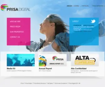 Prisadigital.com(PRISA) Screenshot