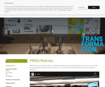 Prisanoticias.com(PRISA Noticias) Screenshot