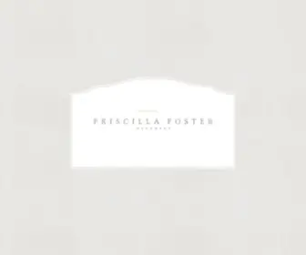 Priscillafoster.com(Custom And Fine Art Bindery) Screenshot