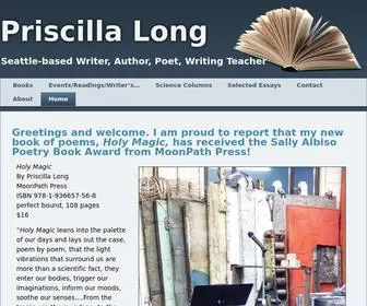 Priscillalong.net(Seattle-based Writer, Author, Poet, Writing Teacher) Screenshot