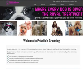 Priscillasgrooming.com(Priscilla’s Grooming) Screenshot