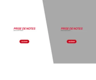 Prise-DE-Notes.fr(Prise DE Notes) Screenshot