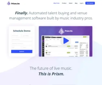 Prism.fm(Live Music Management & Business Management Software) Screenshot