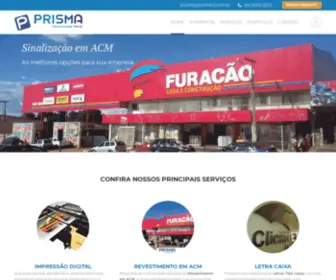 Prismacv.com.br(Prisma Comunicação Visual) Screenshot