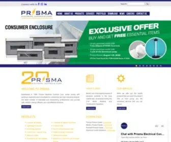 Prismaelectrical.com(Prisma Electrical Controls Corp) Screenshot