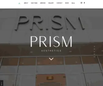 Prismaestheticsllc.com(Medical Spa) Screenshot