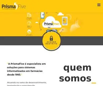 Prismafive.com.br(Home) Screenshot