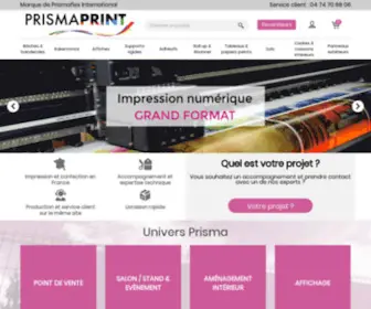 Prismaflex-Impression-Numerique.com(Prismaprint Impression en ligne : imprimeur bâche) Screenshot