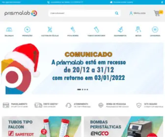 Prismalab.com.br(Equipamento para laboratório) Screenshot