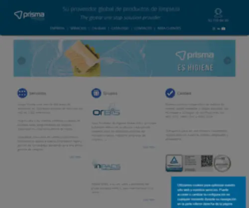 Prismasl.com(Prisma S.L) Screenshot
